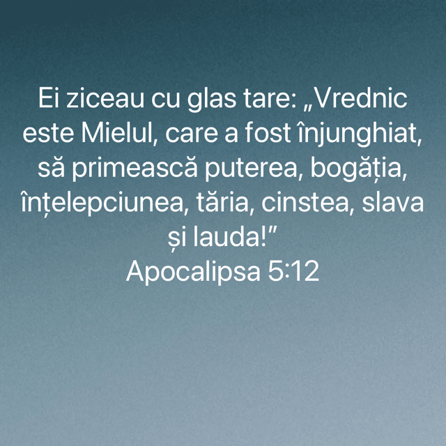 Versetul de aur pentru mine și tine