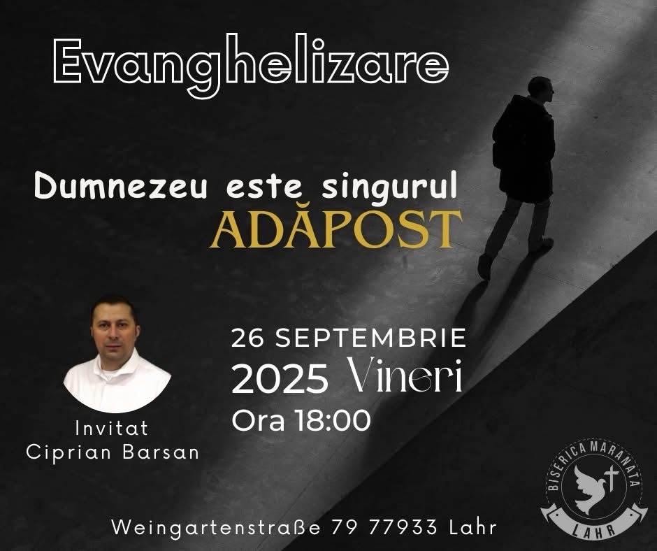 🌟 Evanghelizare la Maranata Lahr 🌟